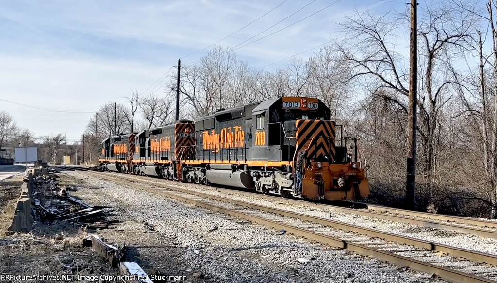 WE 7013 now leads the power into the siding.